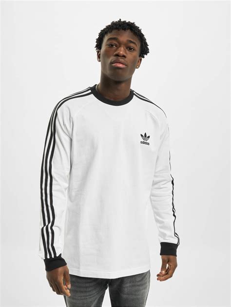 adidas longsleeve herren weiß logo|White Long Sleeve Shirts .